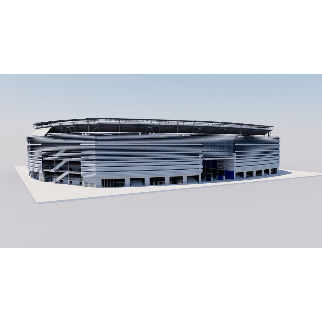 MetLife Stadium 3D Model – High Poly Sports Arena, FBX, OBJ, PBR - View 8