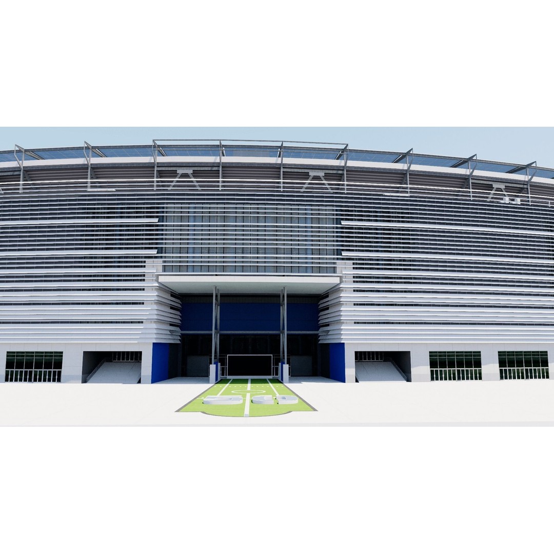 MetLife Stadium 3D Model – High Poly Sports Arena, FBX, OBJ, PBR - View 9