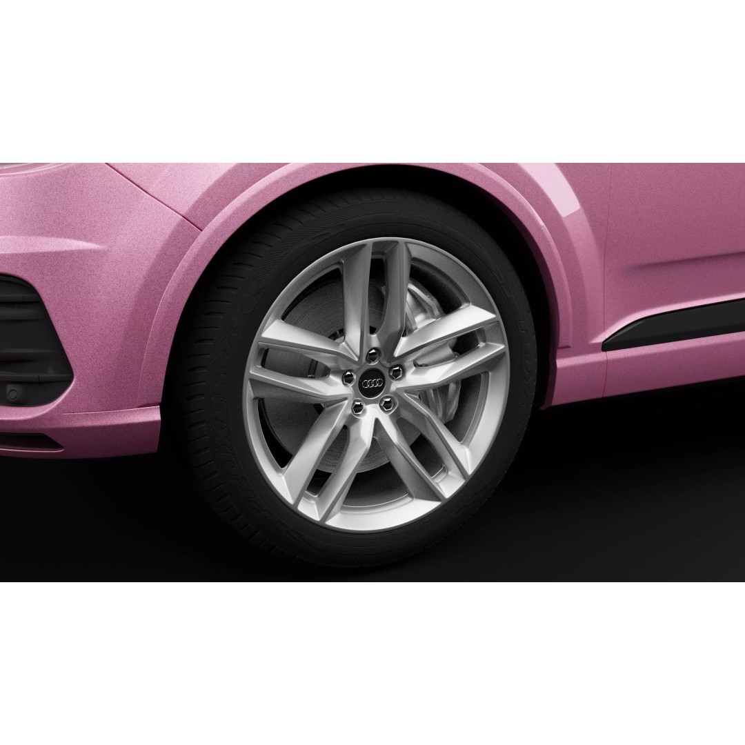 Audi Q7 TFSI e Pink 3D Model – Rigged Game-Ready Asset, FBX, OBJ - View 14