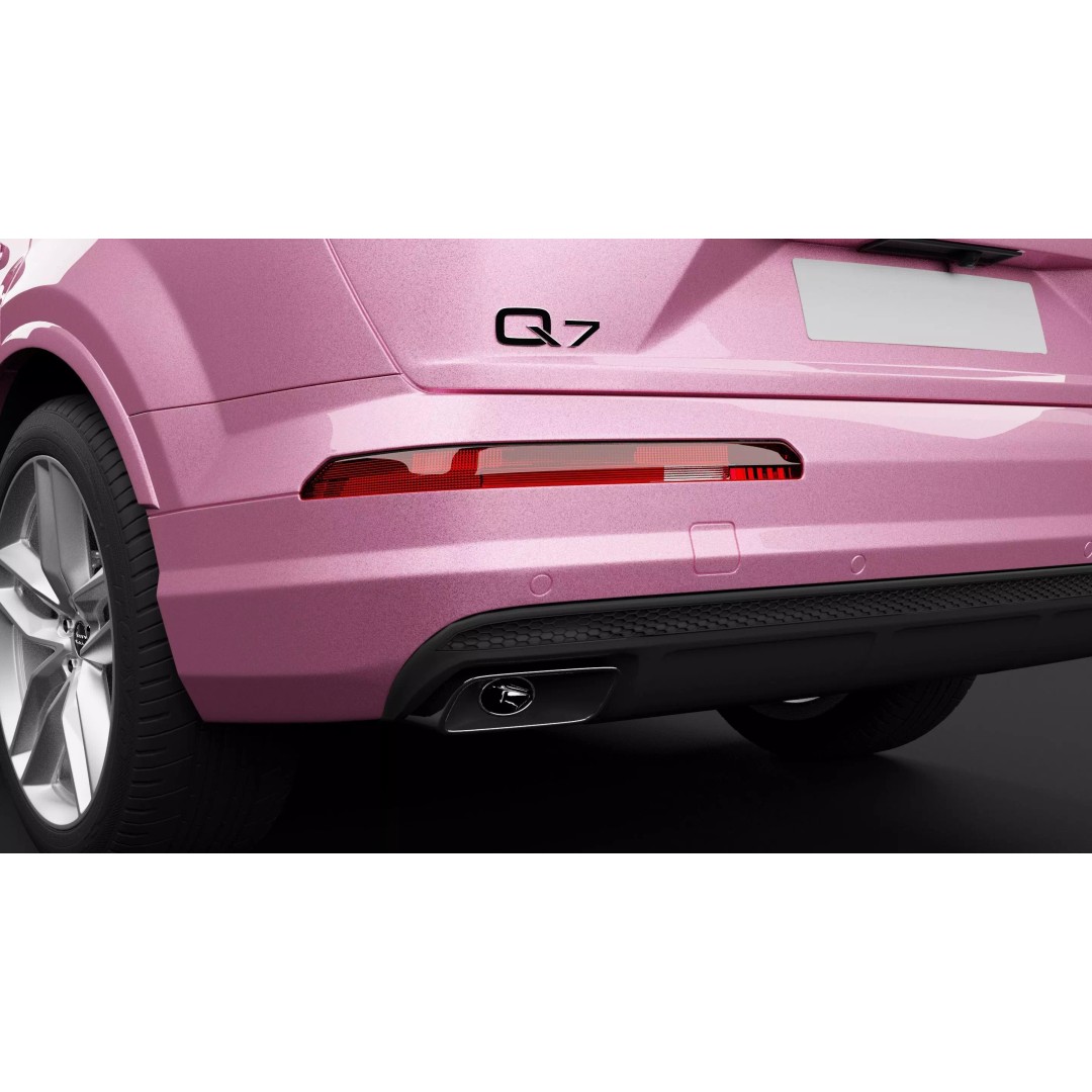 Audi Q7 TFSI e Pink 3D Model – Rigged Game-Ready Asset, FBX, OBJ - View 15