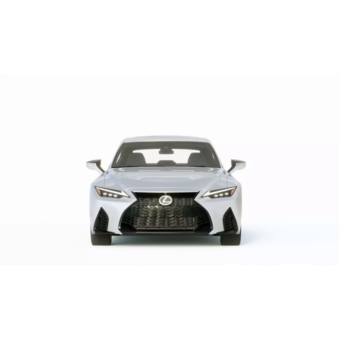 Lexus IS F Sport 2021 3D Model – High Poly Vehicle with Textures, FBX - View 9