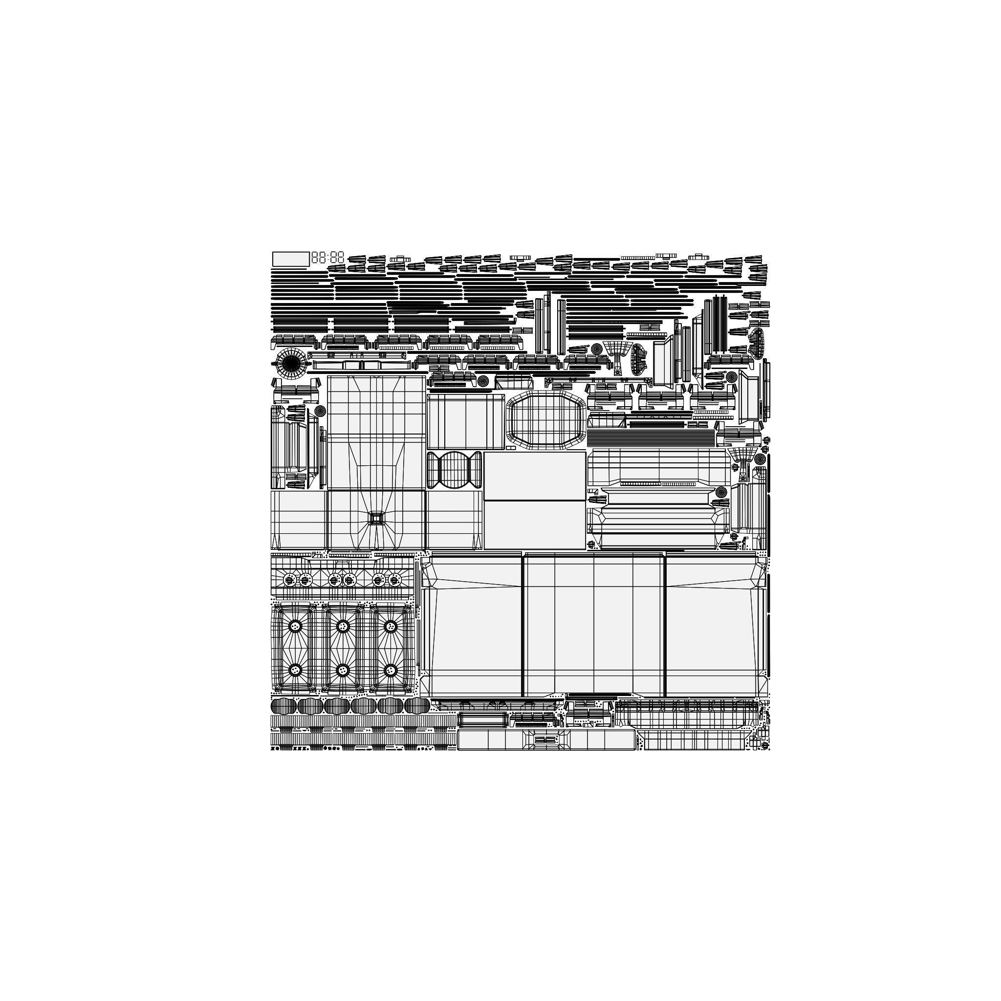 Gas Range 01 - Game-Ready 3D Model