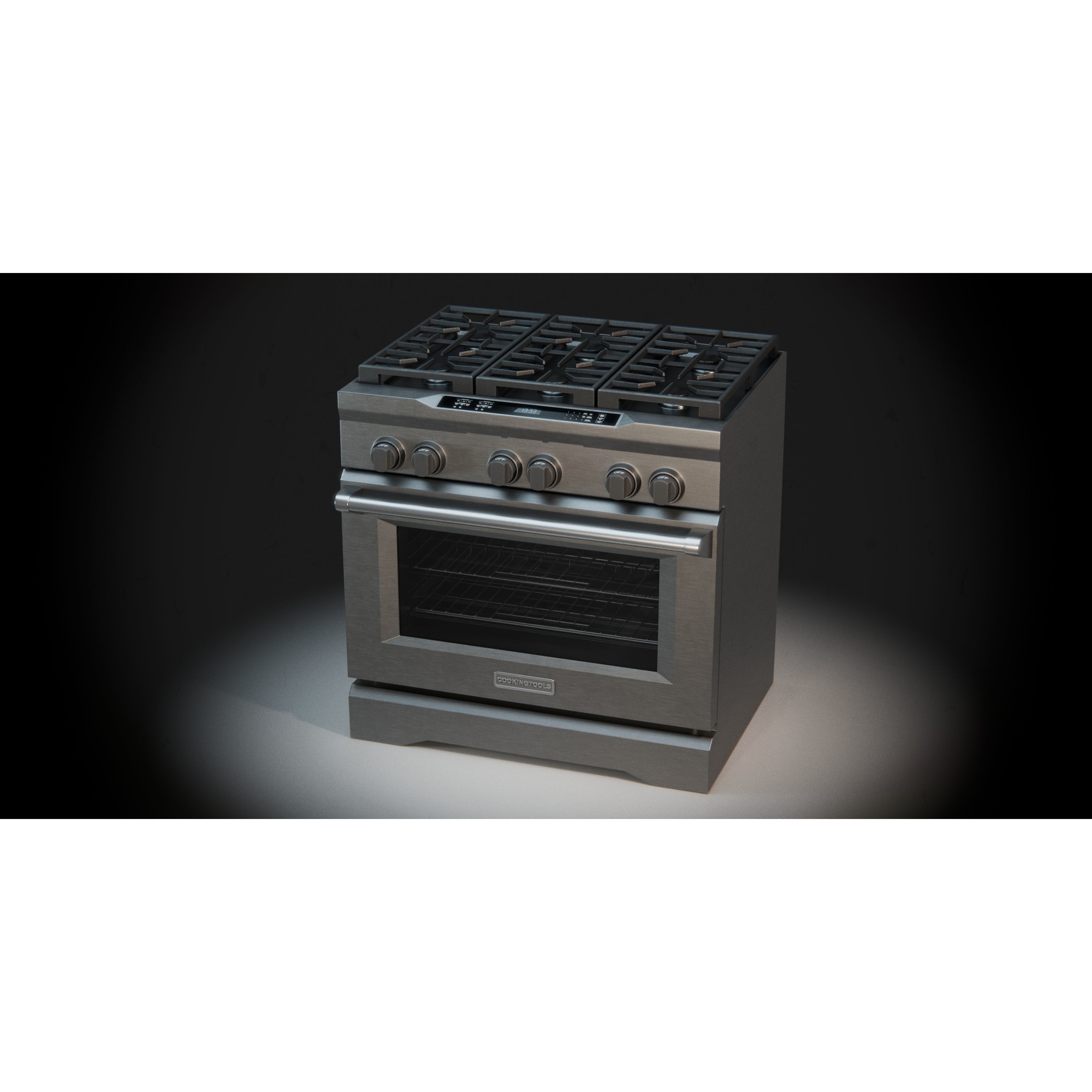Gas Range 01 - Game-Ready 3D Model - View 5