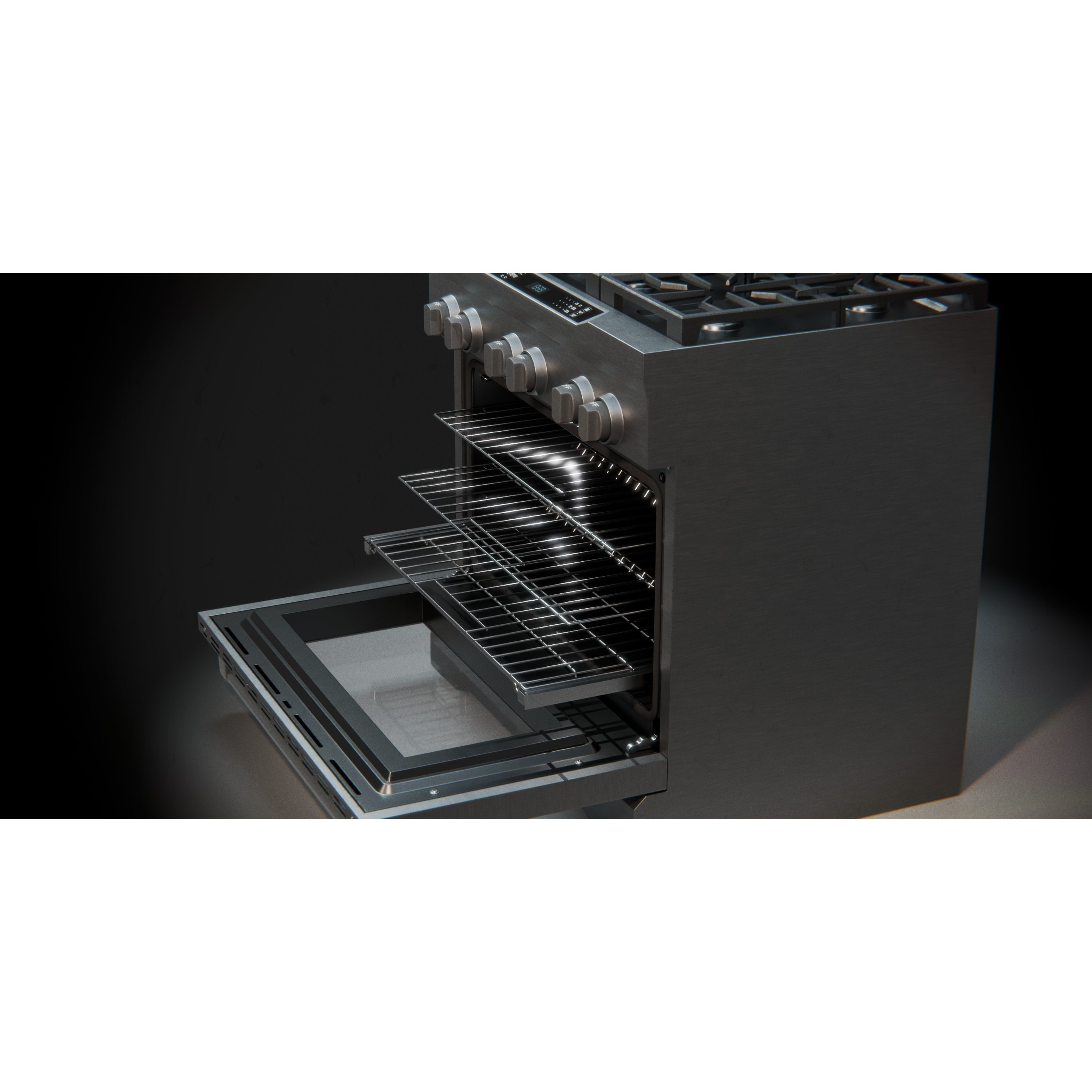 Gas Range 01 - Game-Ready 3D Model - View 9