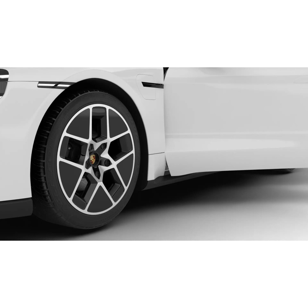 Porsche Taycan 2025 3D Model – High Poly Rigged Car Asset, FBX, OBJ - View 11