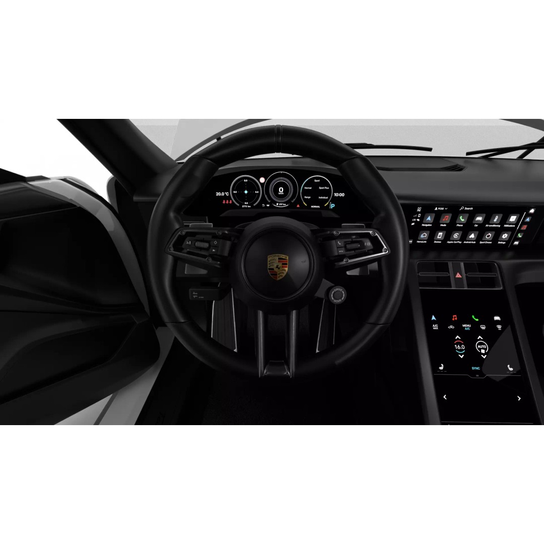 Porsche Taycan 2025 3D Model – High Poly Rigged Car Asset, FBX, OBJ - View 12
