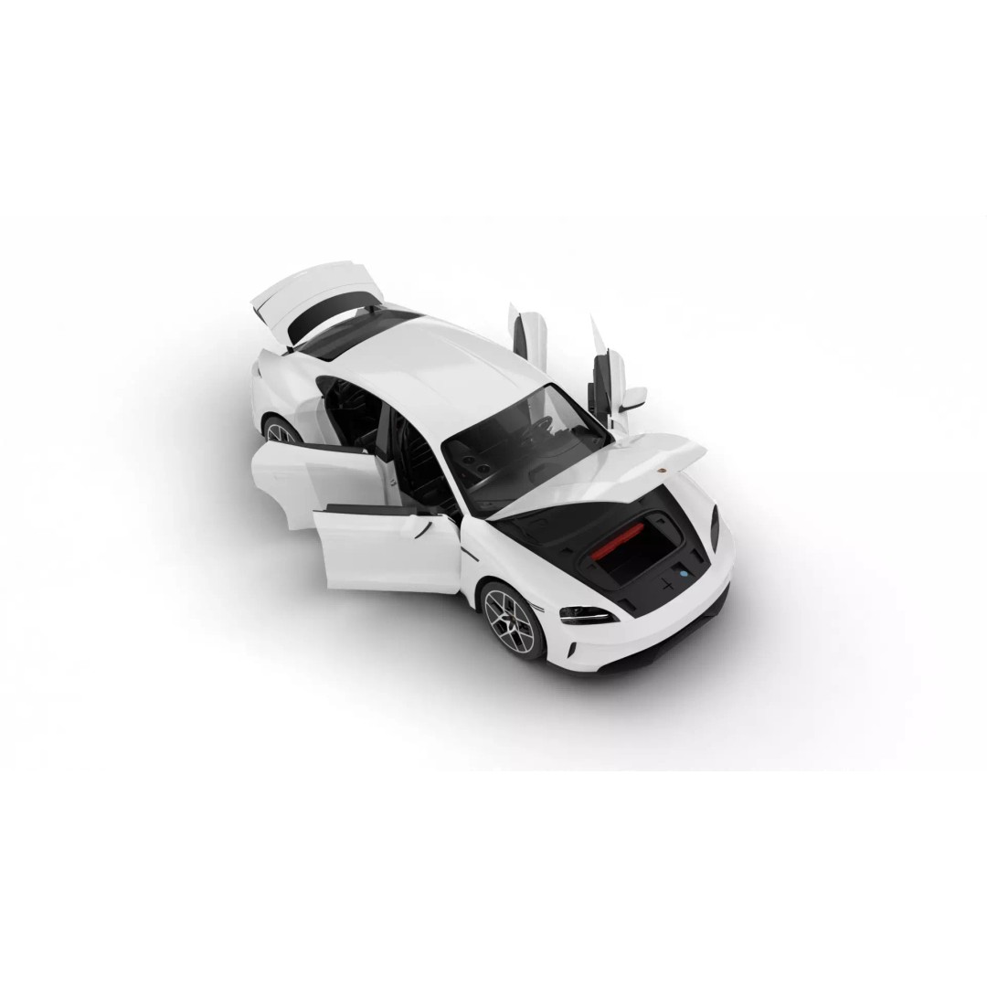 Porsche Taycan 2025 3D Model – High Poly Rigged Car Asset, FBX, OBJ - View 13