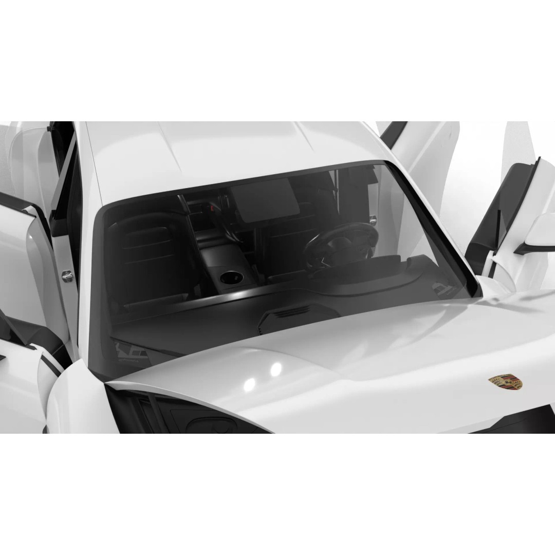 Porsche Taycan 2025 3D Model – High Poly Rigged Car Asset, FBX, OBJ - View 17