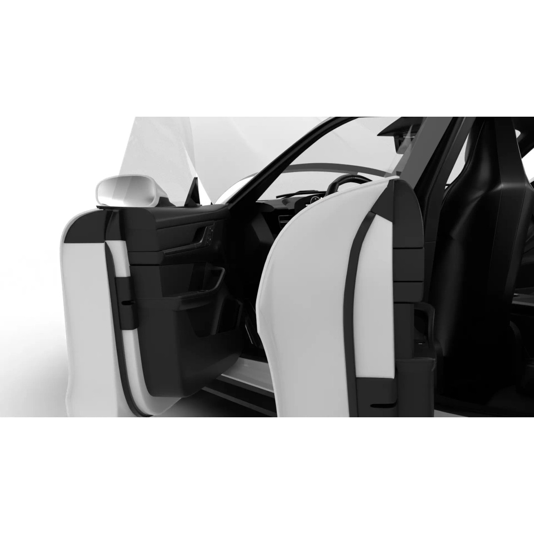 Porsche Taycan 2025 3D Model – High Poly Rigged Car Asset, FBX, OBJ - View 23
