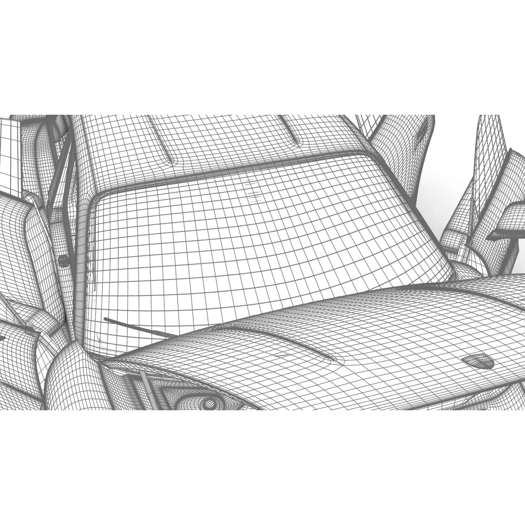 Porsche Taycan 2025 3D Model – High Poly Rigged Car Asset, FBX, OBJ - View 39