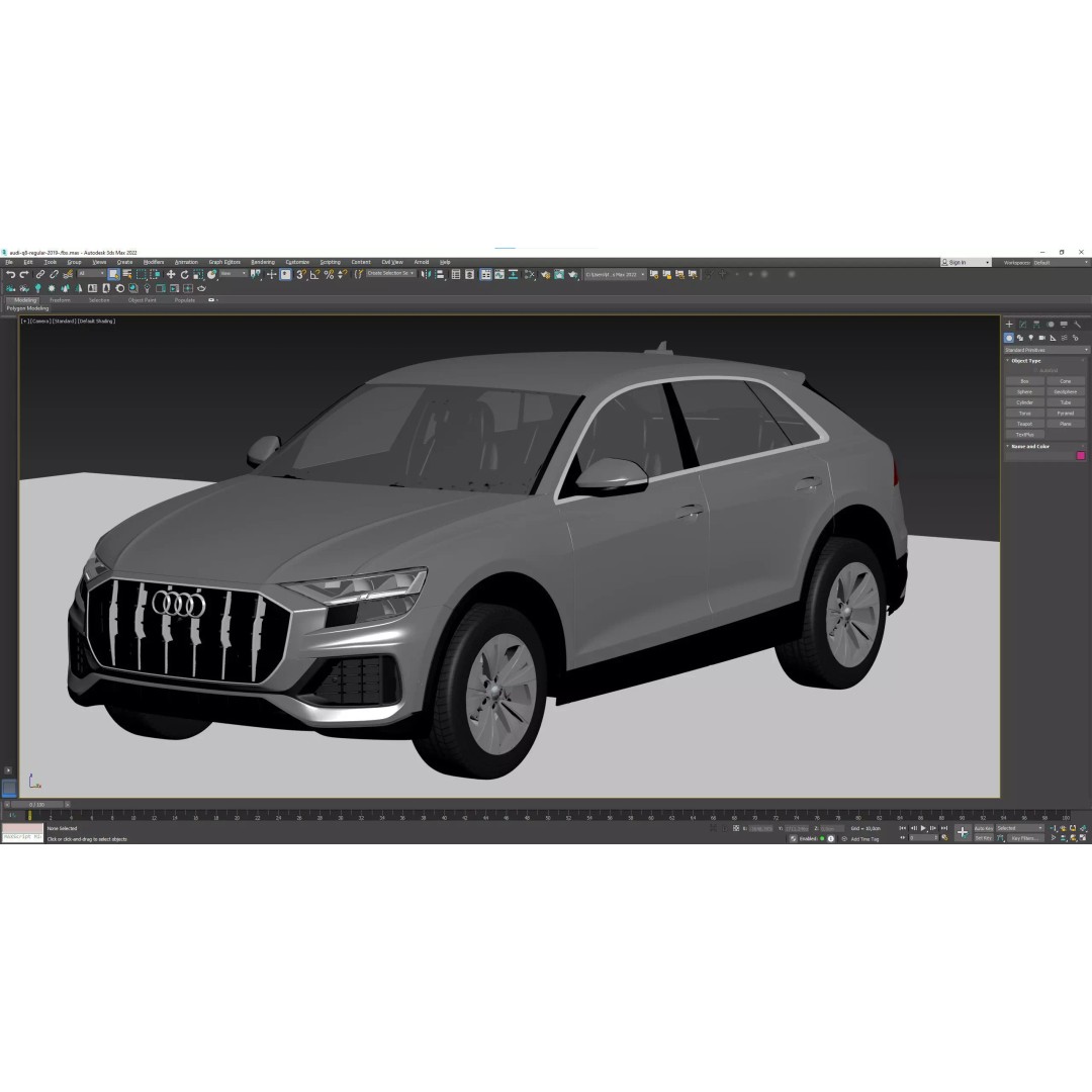 Audi Q8 3D Model – Detailed SUV Asset with PBR Textures, FBX - View 19