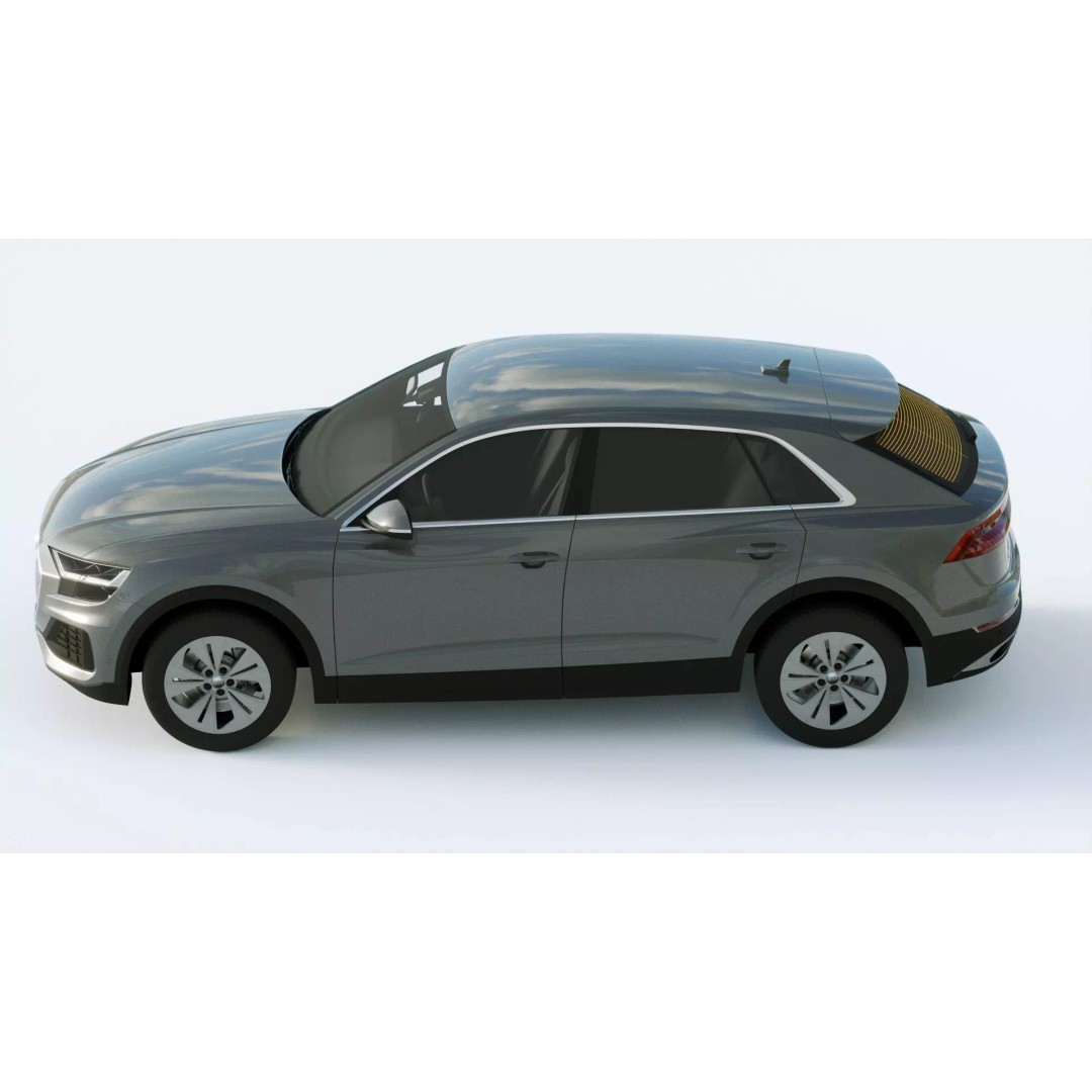 Audi Q8 3D Model – Detailed SUV Asset with PBR Textures, FBX - View 5