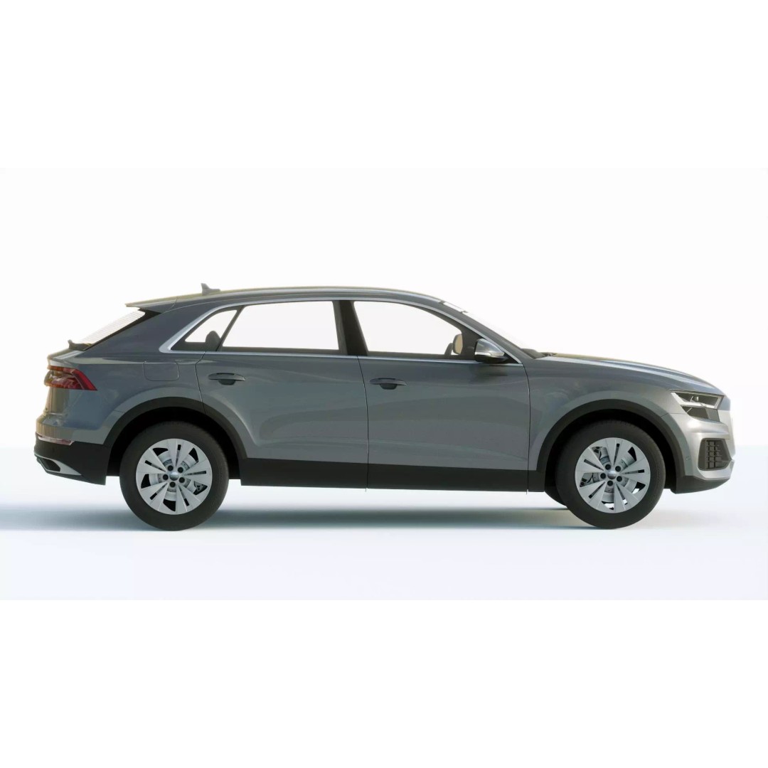 Audi Q8 3D Model – Detailed SUV Asset with PBR Textures, FBX - View 6