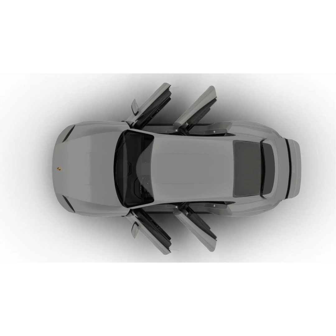 Porsche Taycan 4 2025 3D Model – High Poly Rigged Asset, FBX, Blender - View 10