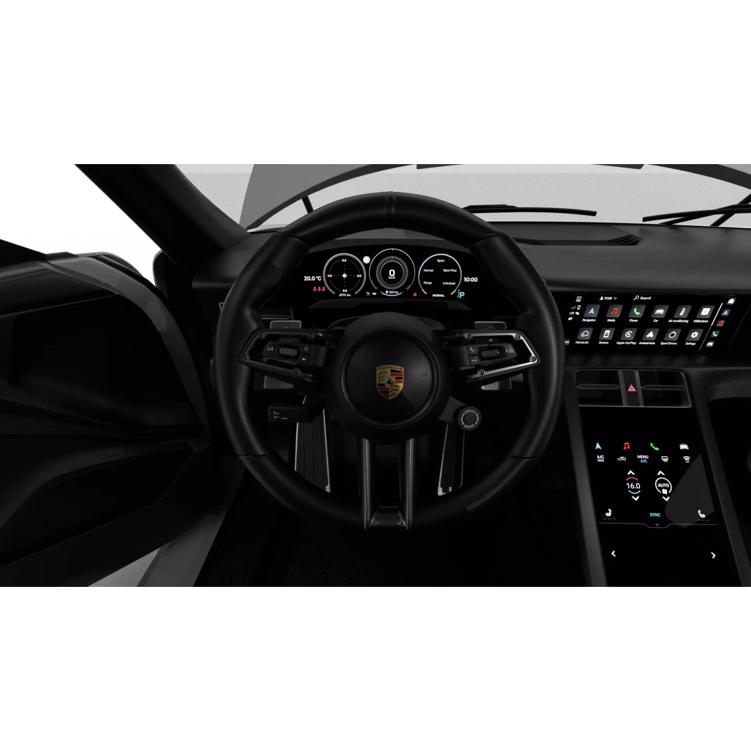 Porsche Taycan 4 2025 3D Model – High Poly Rigged Asset, FBX, Blender - View 22