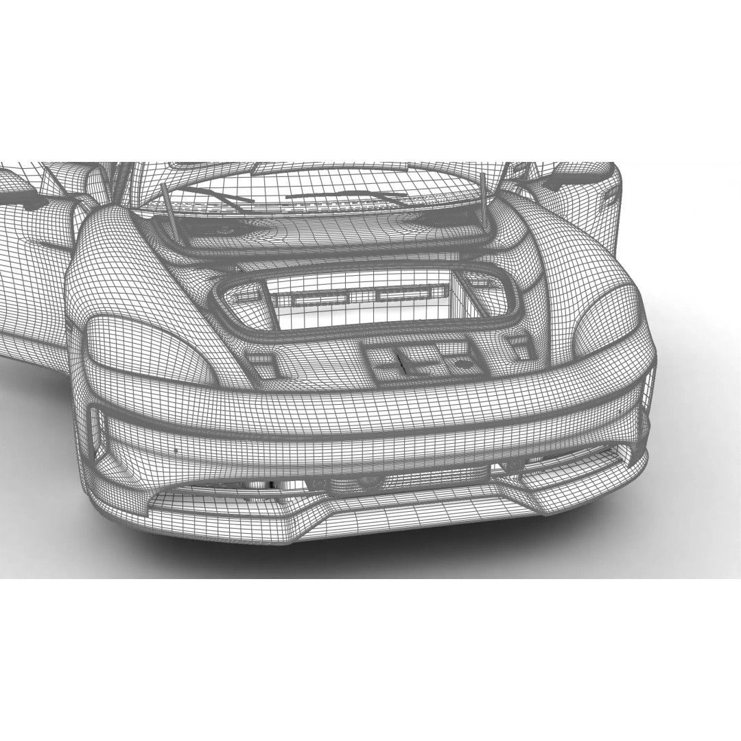 Porsche Taycan 4 2025 3D Model – High Poly Rigged Asset, FBX, Blender - View 47