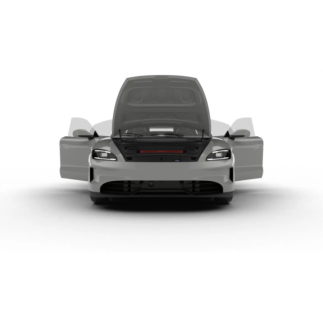 Porsche Taycan 4 2025 3D Model – High Poly Rigged Asset, FBX, Blender - View 5