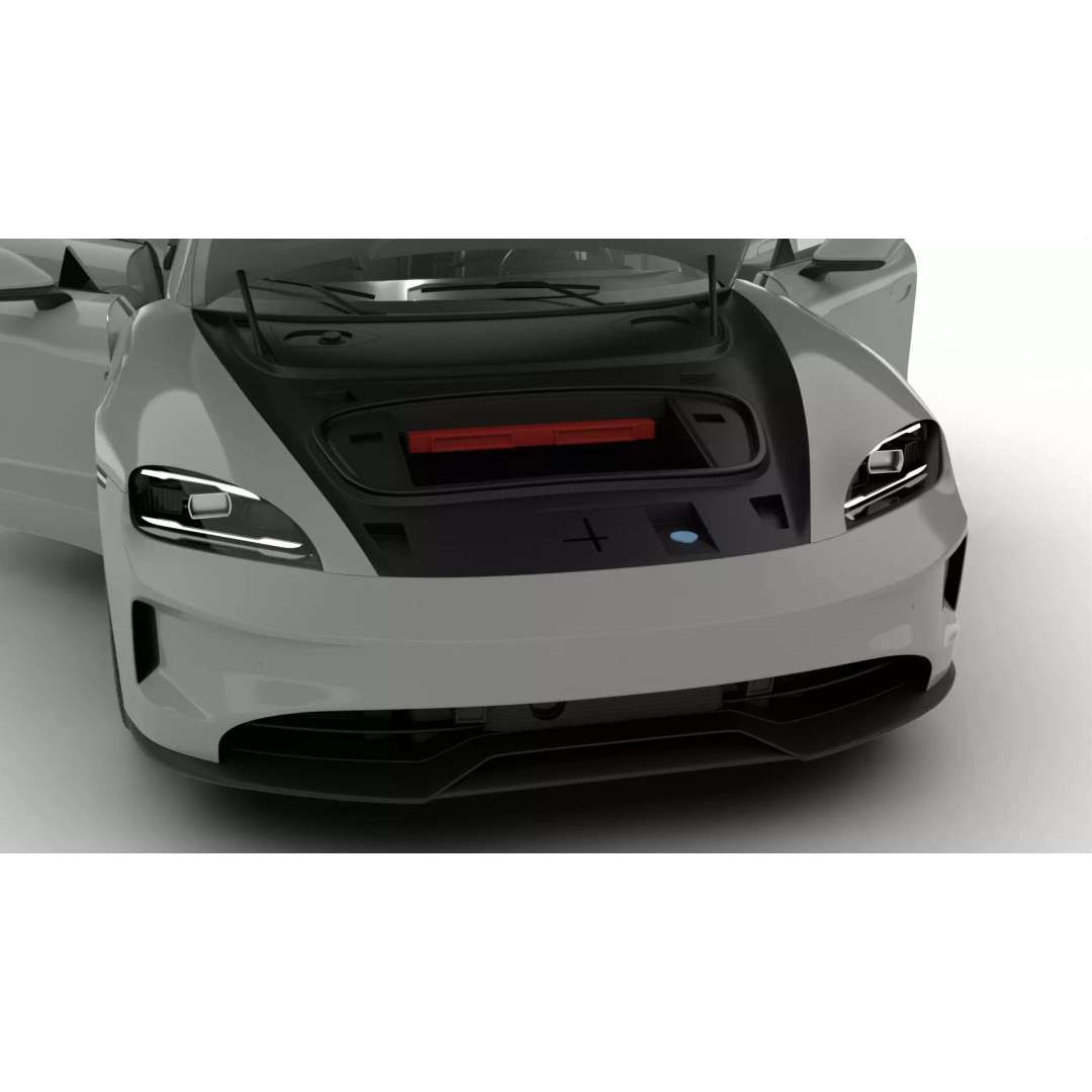Porsche Taycan 4 2025 3D Model – High Poly Rigged Asset, FBX, Blender - View 6