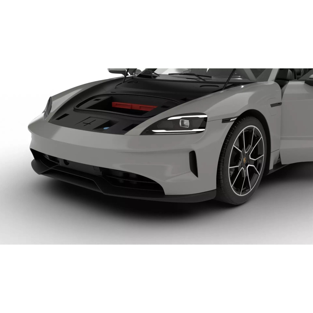 Porsche Taycan 4 2025 3D Model – High Poly Rigged Asset, FBX, Blender - View 8
