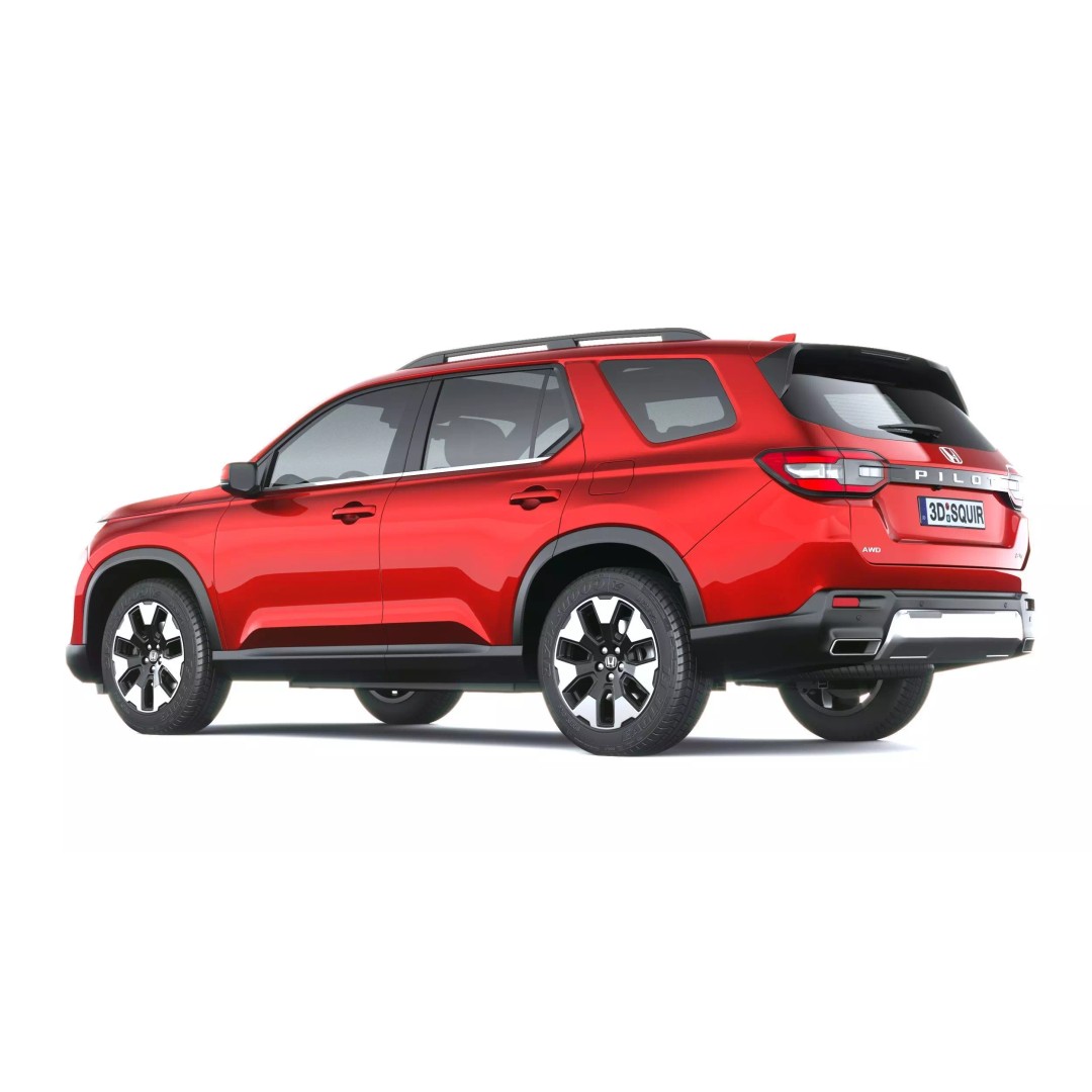 Acura Pilot 2026 3D Model – High Poly SUV with VRAY and Corona Setups - View 12