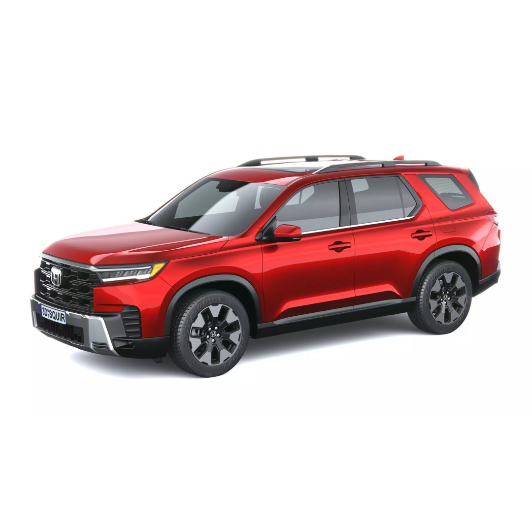 Acura Pilot 2026 3D Model – High Poly SUV with VRAY and Corona Setups - View 2