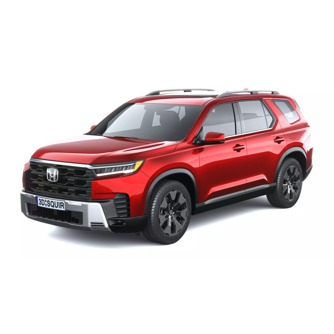 Acura Pilot 2026 3D Model – High Poly SUV with VRAY and Corona Setups - View 4