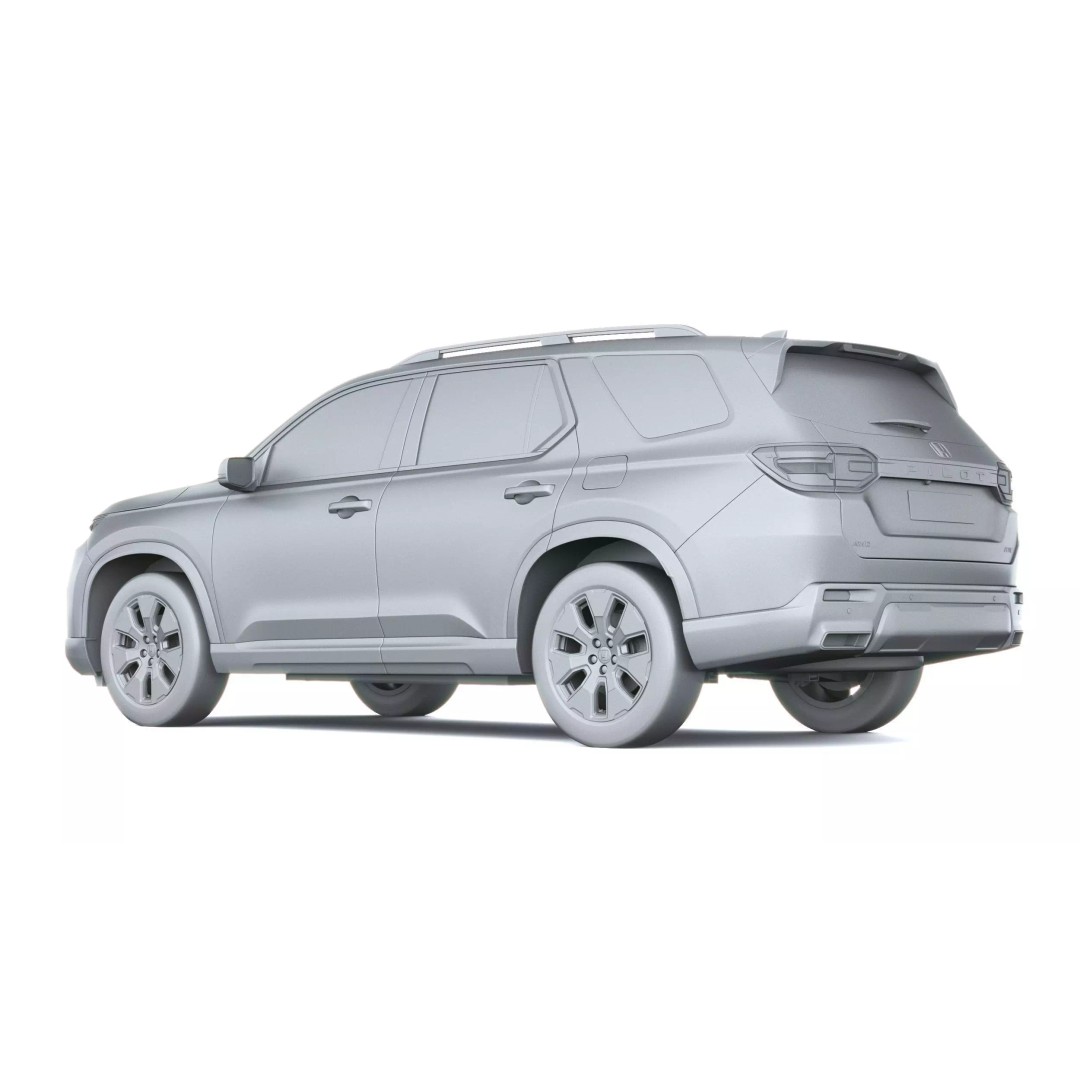Acura Pilot 2026 3D Model – High Poly SUV with VRAY and Corona Setups - View 44
