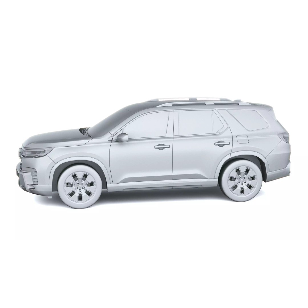 Acura Pilot 2026 3D Model – High Poly SUV with VRAY and Corona Setups - View 46