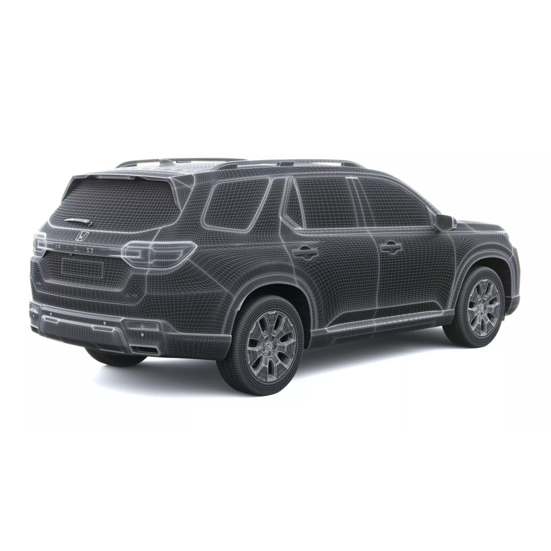 Acura Pilot 2026 3D Model – High Poly SUV with VRAY and Corona Setups - View 56