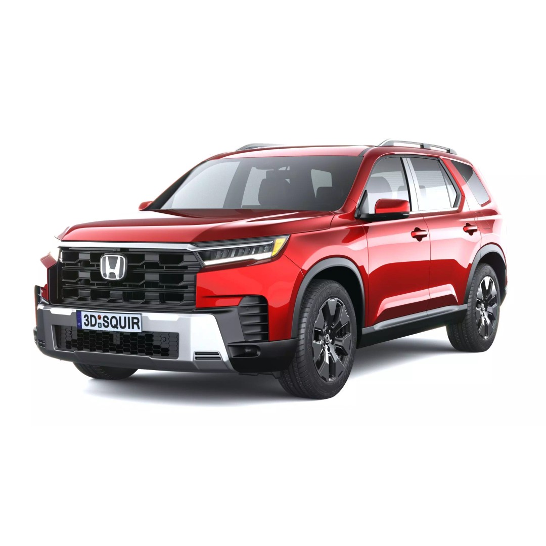 Acura Pilot 2026 3D Model – High Poly SUV with VRAY and Corona Setups - View 6