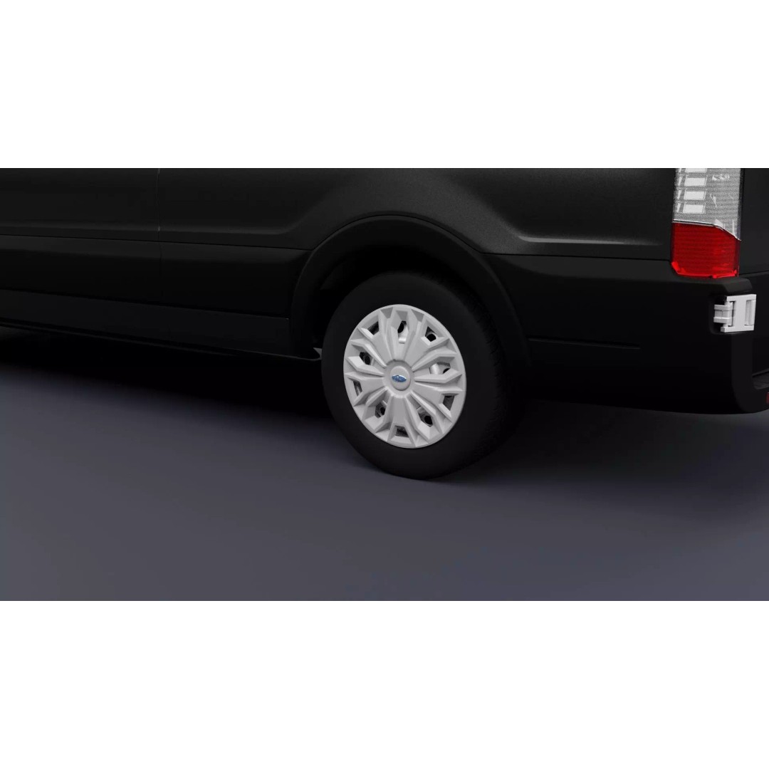 Transit Van Long Truck 3D Model – Realistic Rigged Vehicle, FBX, OBJ, Blender - View 13