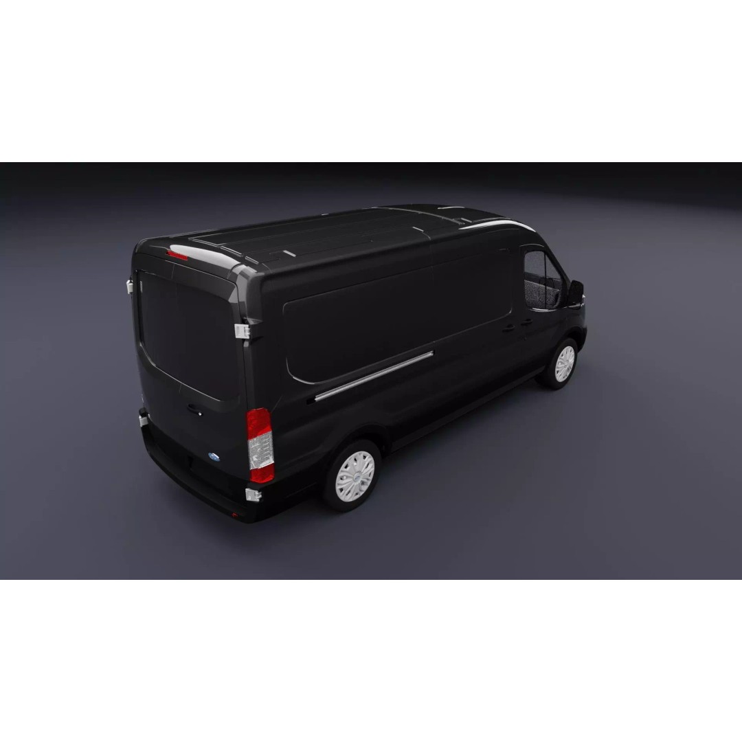 Transit Van Long Truck 3D Model – Realistic Rigged Vehicle, FBX, OBJ, Blender - View 6