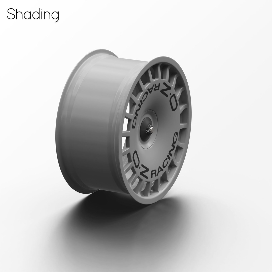 OZ Racing Magnesium Rim 3D Model – High Poly Game Asset, Blender, FBX, OBJ - View 8