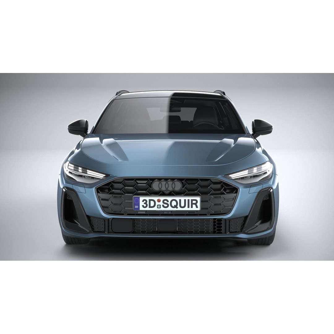 Audi A5 Avant S-line 3D Model – High Poly Game Asset, FBX, OBJ - View 15