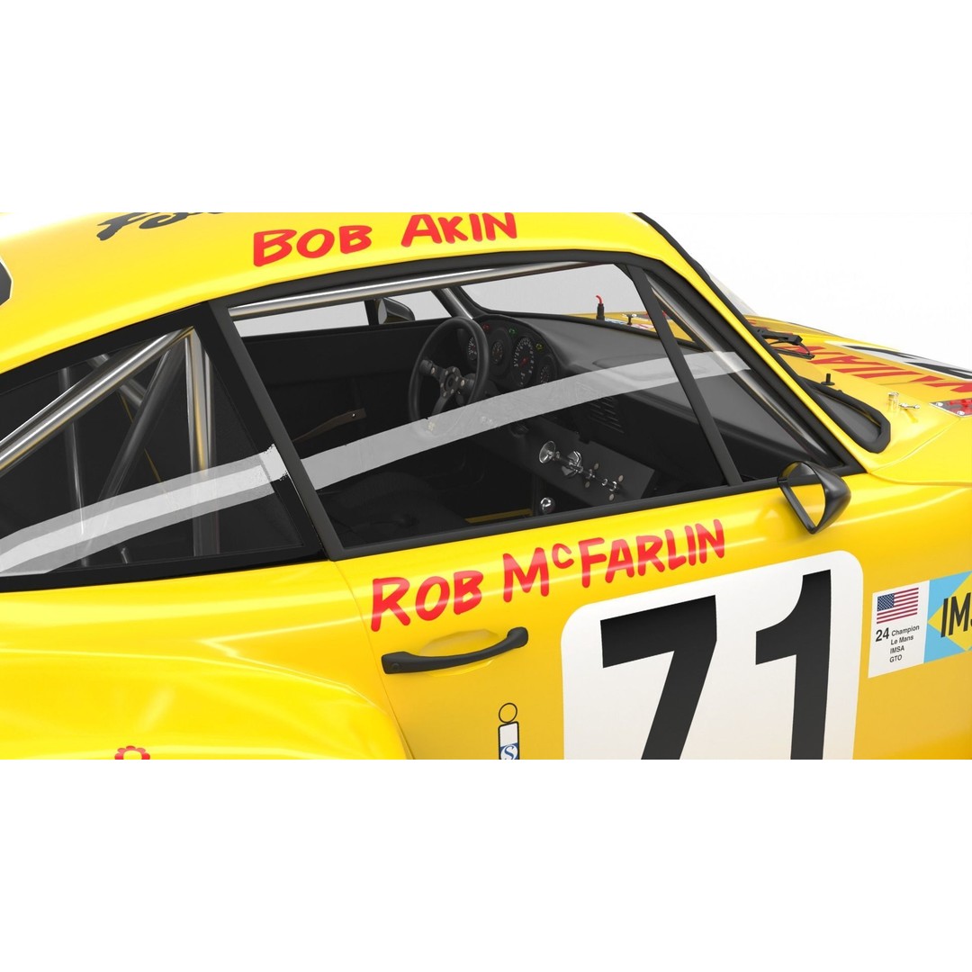 Porsche 935 3D Model – Racing Car with PBR Textures, FBX, OBJ - View 17
