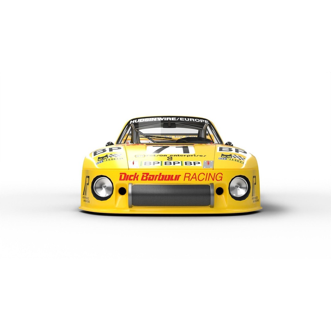 Porsche 935 3D Model – Racing Car with PBR Textures, FBX, OBJ - View 19
