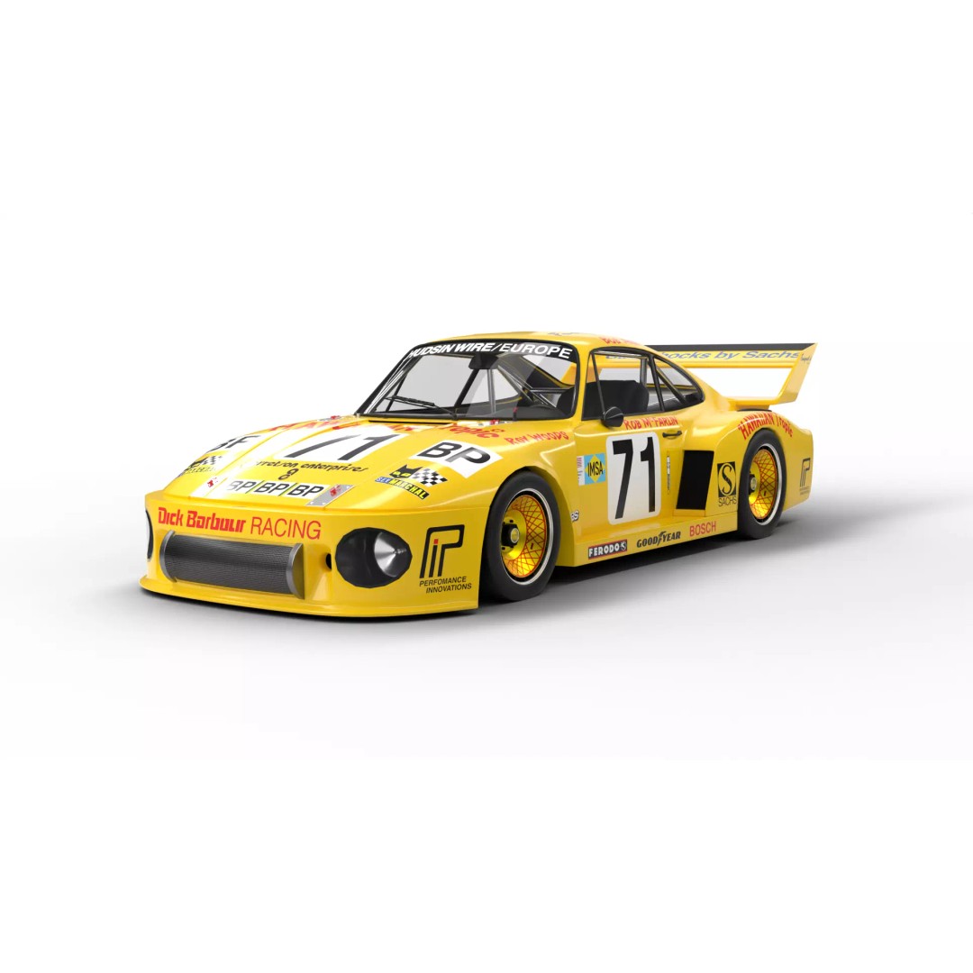 Porsche 935 3D Model – Racing Car with PBR Textures, FBX, OBJ - View 2