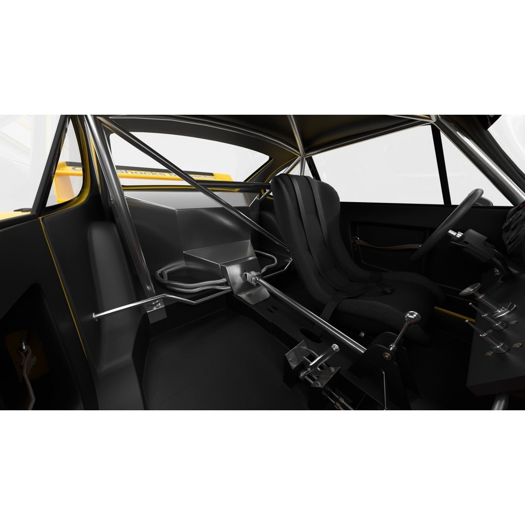 Porsche 935 3D Model – Racing Car with PBR Textures, FBX, OBJ - View 25