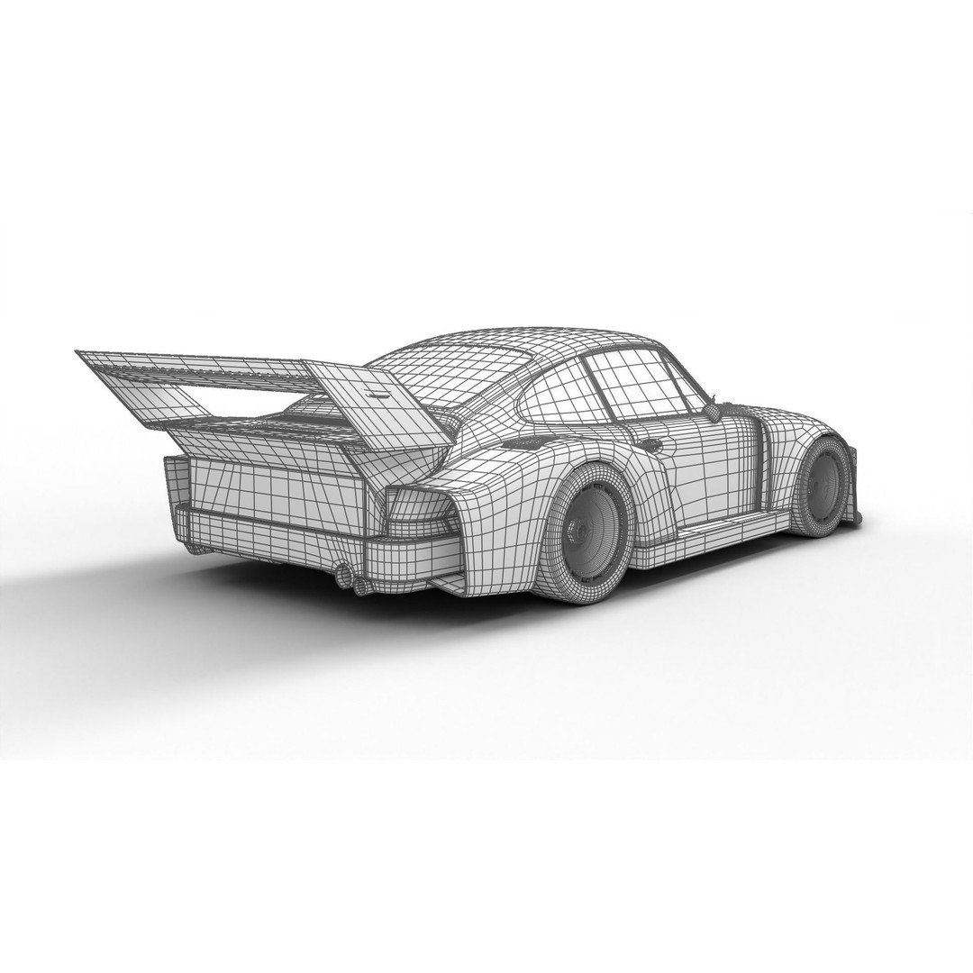 Porsche 935 3D Model – Racing Car with PBR Textures, FBX, OBJ - View 28