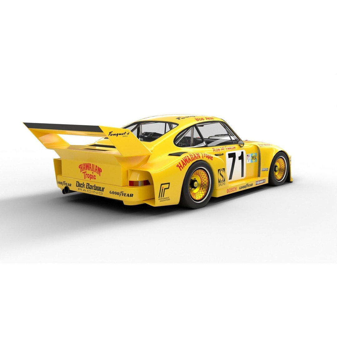 Porsche 935 3D Model – Racing Car with PBR Textures, FBX, OBJ - View 3