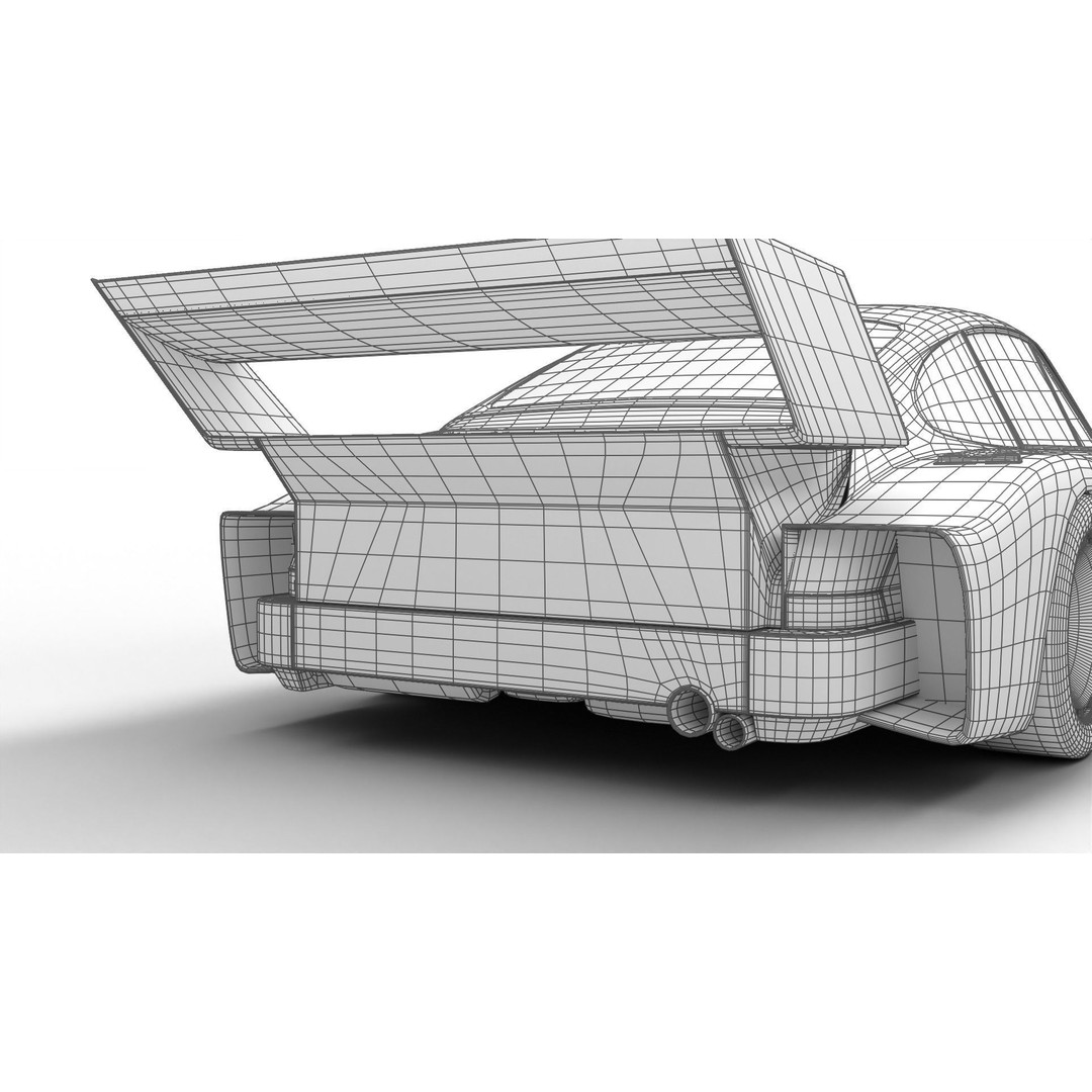Porsche 935 3D Model – Racing Car with PBR Textures, FBX, OBJ - View 32