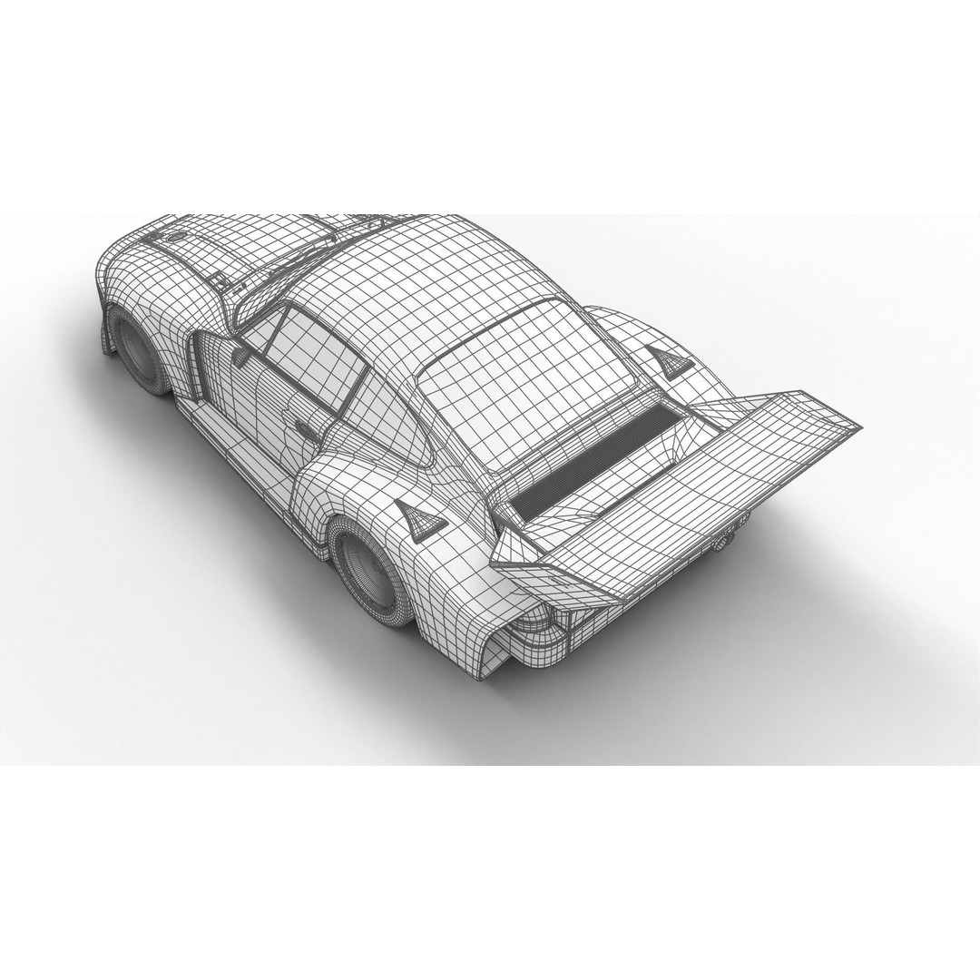 Porsche 935 3D Model – Racing Car with PBR Textures, FBX, OBJ - View 38