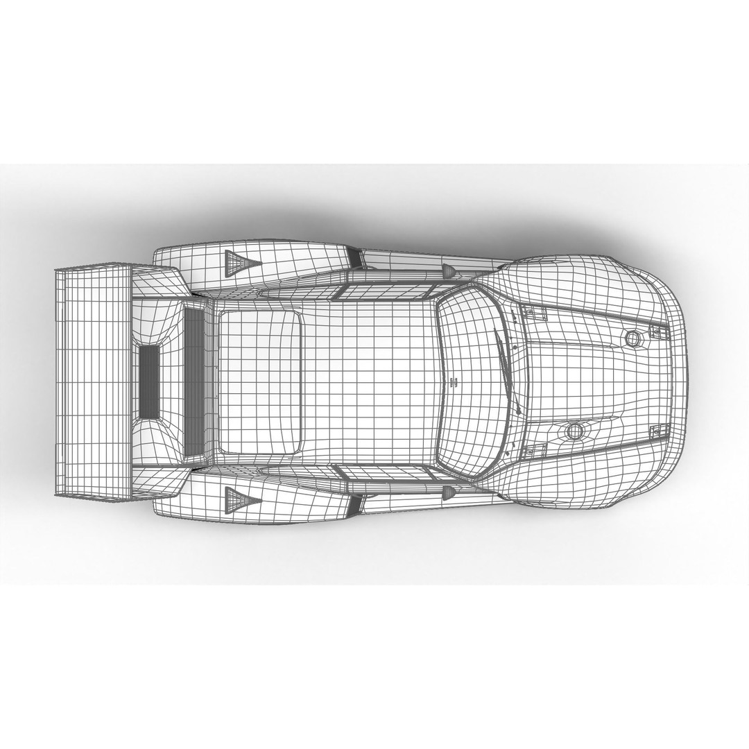 Porsche 935 3D Model – Racing Car with PBR Textures, FBX, OBJ - View 43