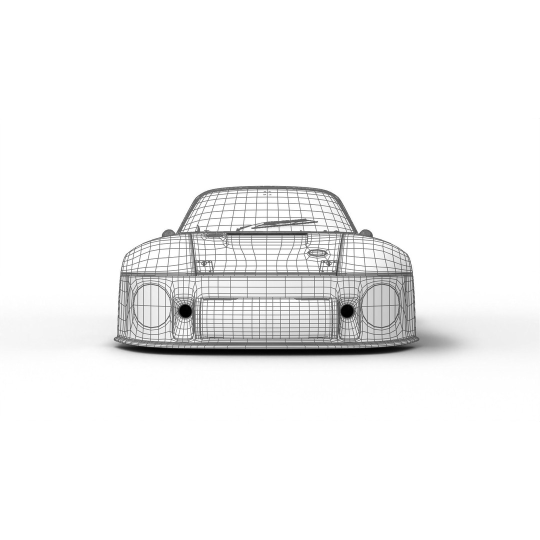 Porsche 935 3D Model – Racing Car with PBR Textures, FBX, OBJ - View 44