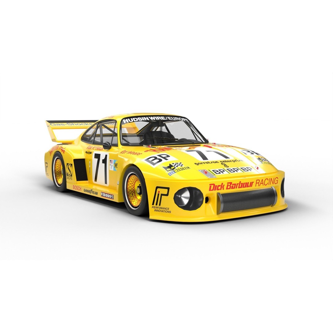 Porsche 935 3D Model – Racing Car with PBR Textures, FBX, OBJ - View 5