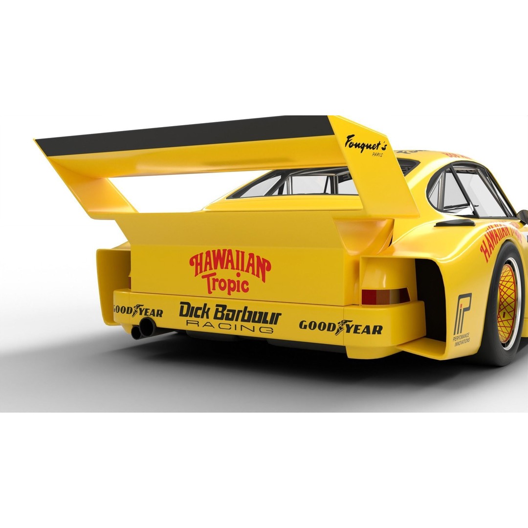 Porsche 935 3D Model – Racing Car with PBR Textures, FBX, OBJ - View 7