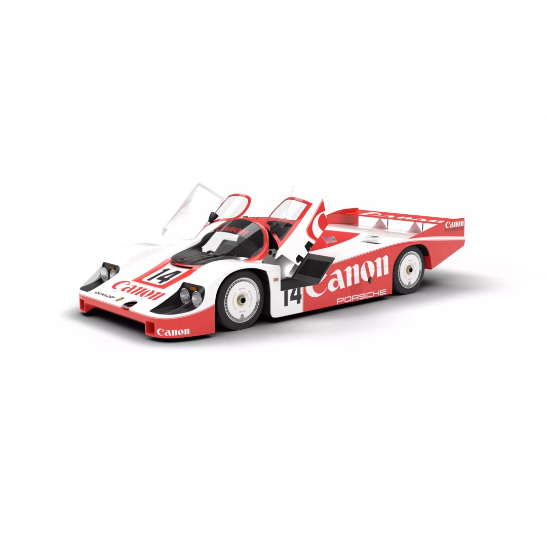 Porsche 956 3D Model – High Poly Racing Car, Rigged, PBR Textures - View 2