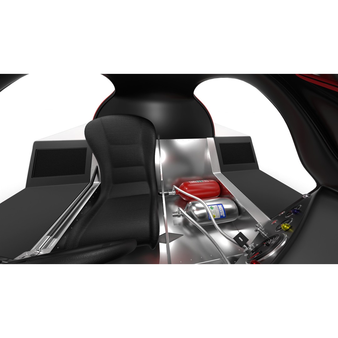 Porsche 956 3D Model – High Poly Racing Car, Rigged, PBR Textures - View 21