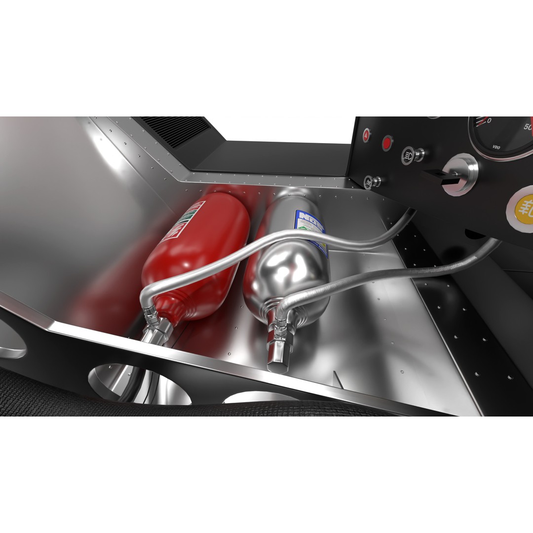 Porsche 956 3D Model – High Poly Racing Car, Rigged, PBR Textures - View 23