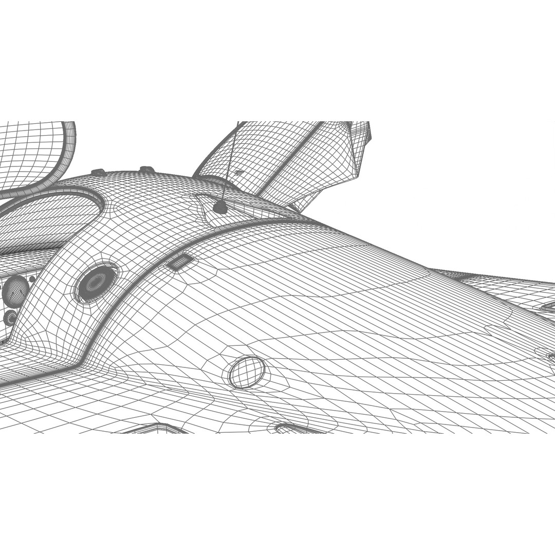 Porsche 956 3D Model – High Poly Racing Car, Rigged, PBR Textures - View 34